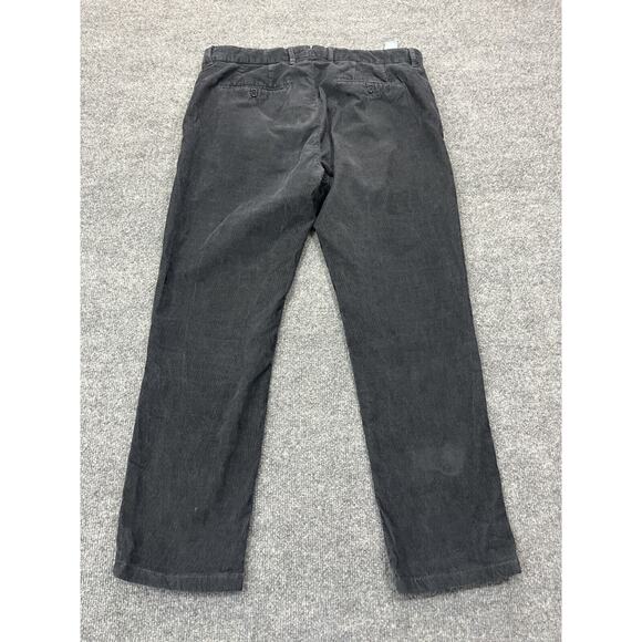 James Perse Corduroy Chino Pants 36 Work Italy Made Casual Utility Preppy Black - Picture 2 of 13